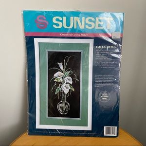 Calla Lillies Cross-Stitch Kit NEW